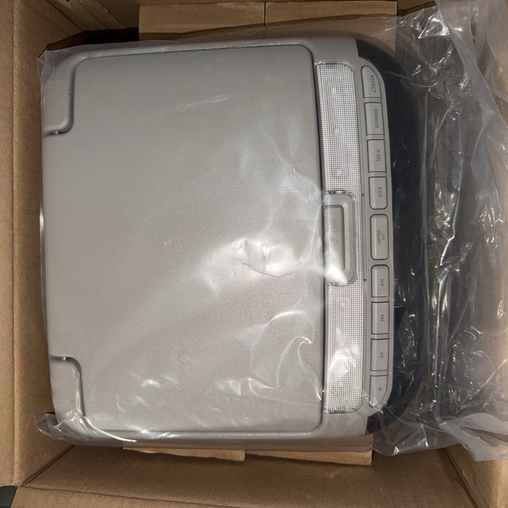Genuine Mopar Monitor With DVD Media System New In Box (68428787AA) Gray